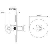 Смесители Смеситель для душа, цвет хром 