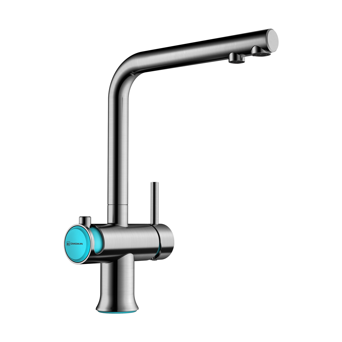 Смесители для кухни Смеситель для кухни Hotaru-IN-B латунь/нержавеющая сталь/голубой 