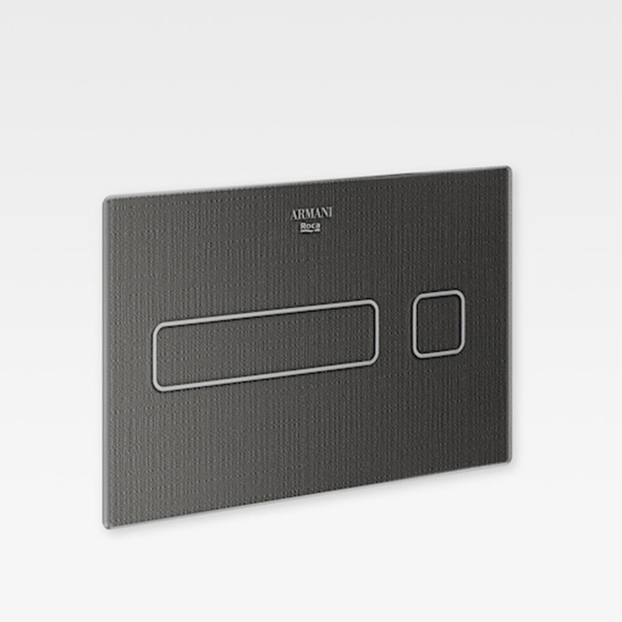 Baia Панель смыва электронная 25.78х0.4х16.78см, цвет: dark metallic