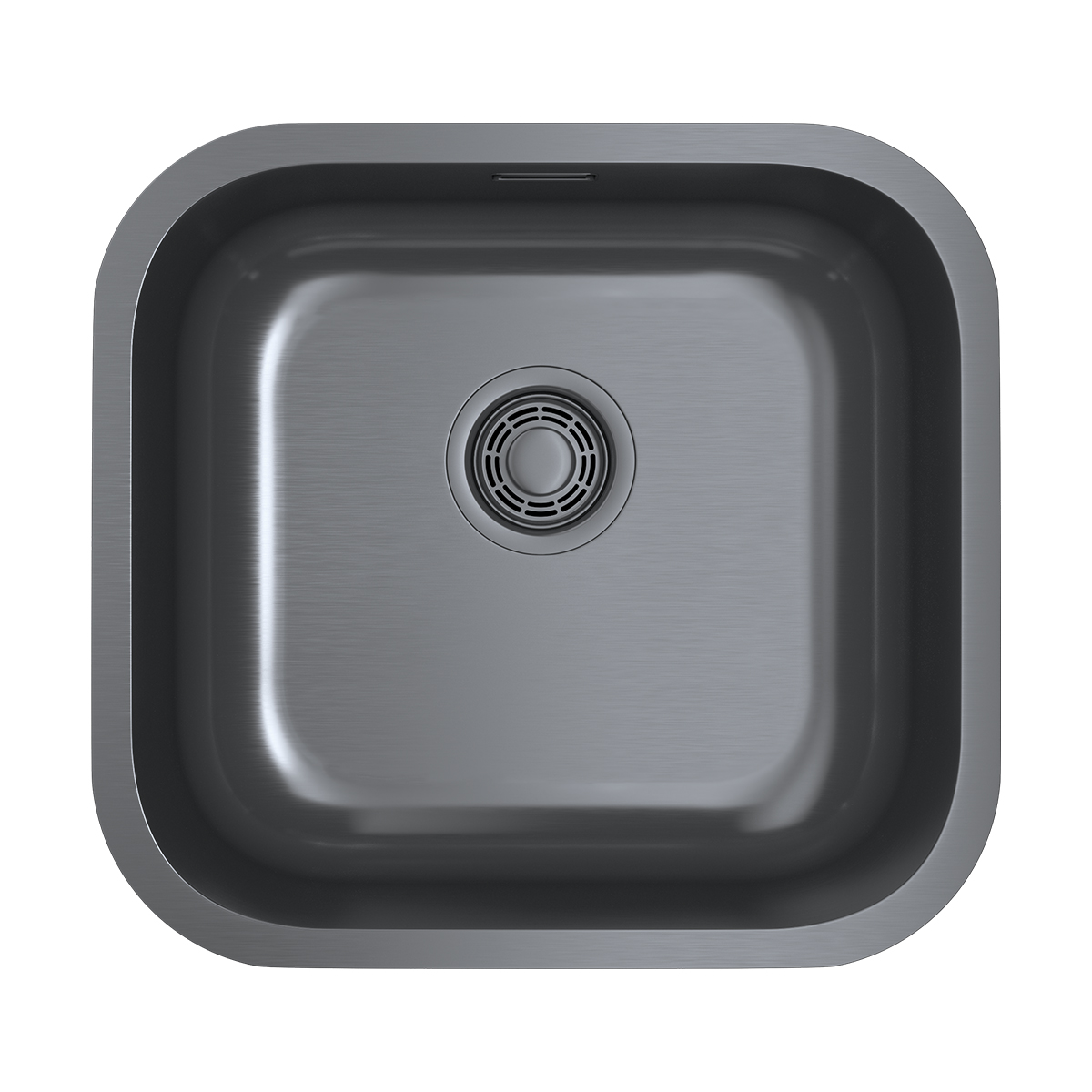Кухонные мойки Кухонная мойка 445x415x180 Omi 44-U/I-GM нержавеющая сталь/вороненая сталь 