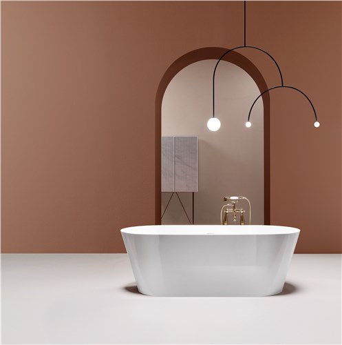 Ванна отдельностоящая 150x70х60H см, цвет белый матовый