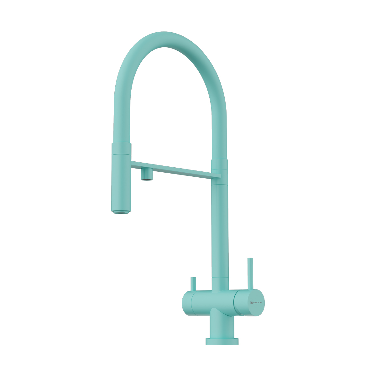 Смесители для кухни Смеситель для кухни Kanto-AZ латунь/azur blue 