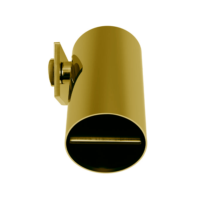 Душевая программа Верхний душ 8 см, настенный, цвет золото 