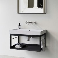 Раковины Раковина подвесная 80*50 см (белый глянцевый) 