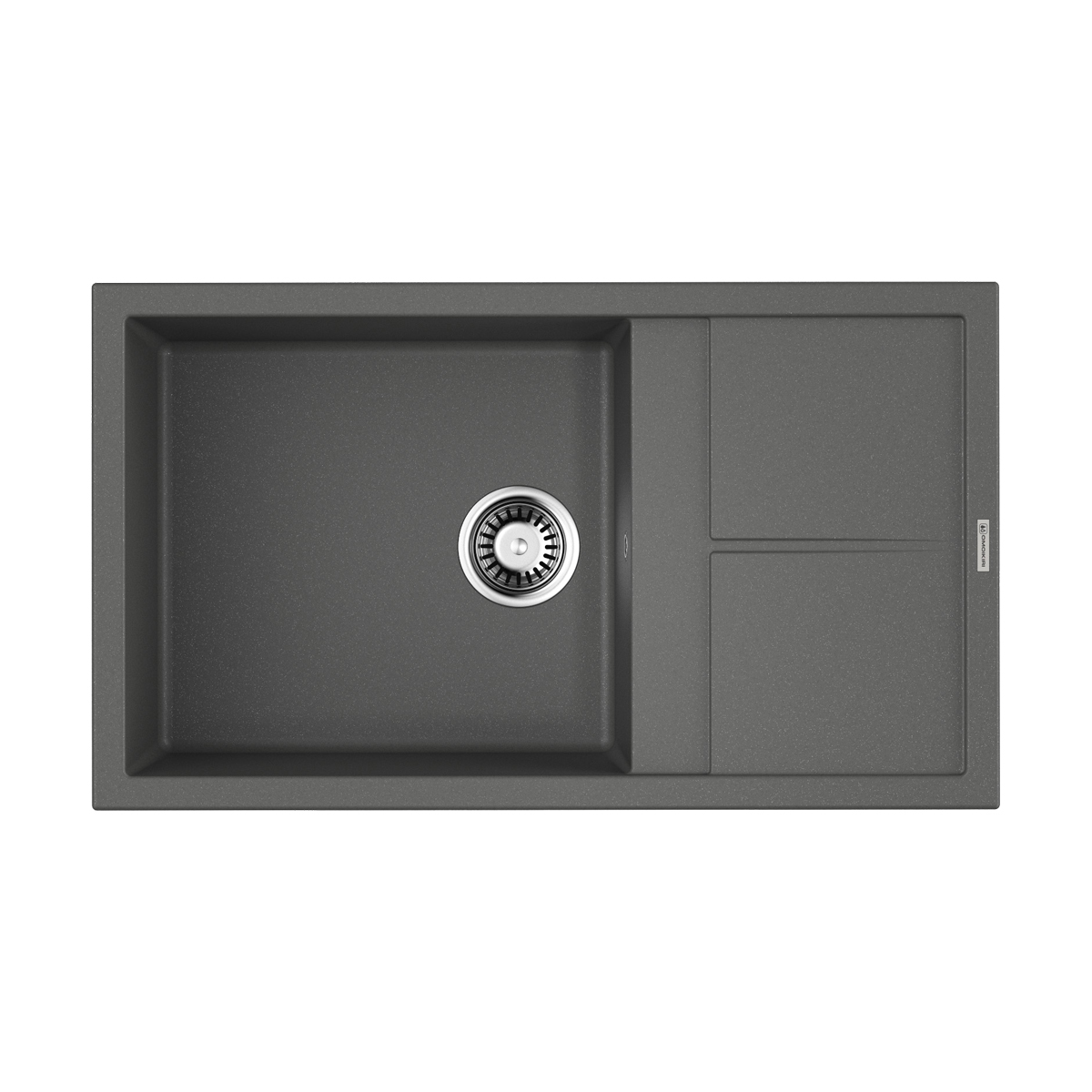 Кухонные мойки Кухонная мойка 860x500x200 Sumi 86-PL Tetogranit/платина 