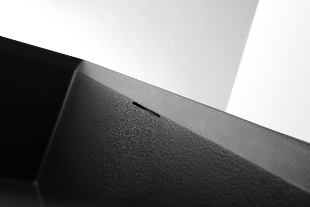 Ванны Ванна из искусственного камня черная матовая 170x75 