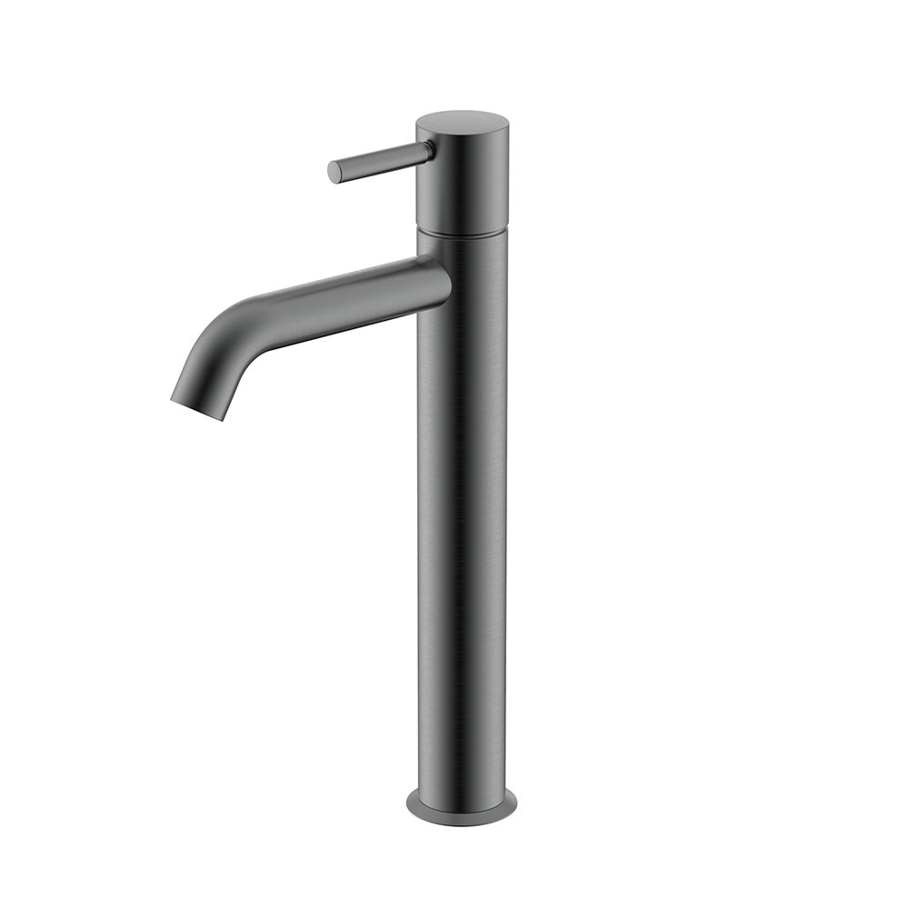 Смеситель для раковины с донным клапаном BRUSH GUN METAL