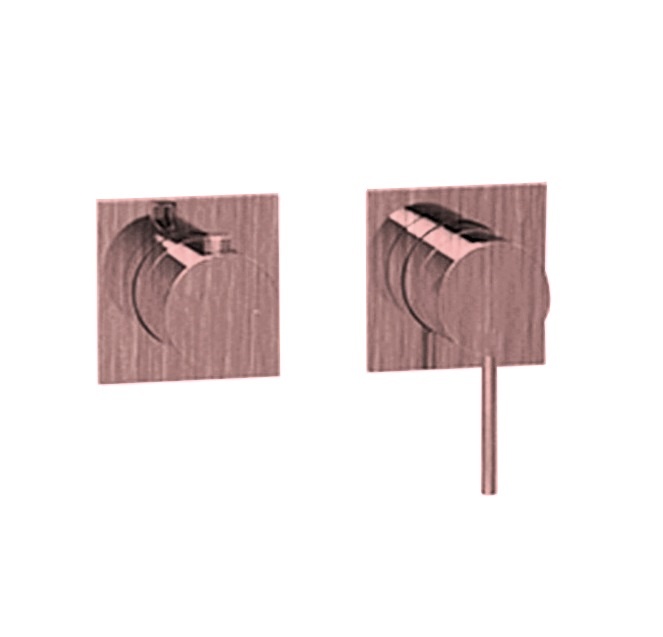 Смесители Смеситель для ванны на 2 или 3 потребителя, внешняя часть, медь шлифованная 