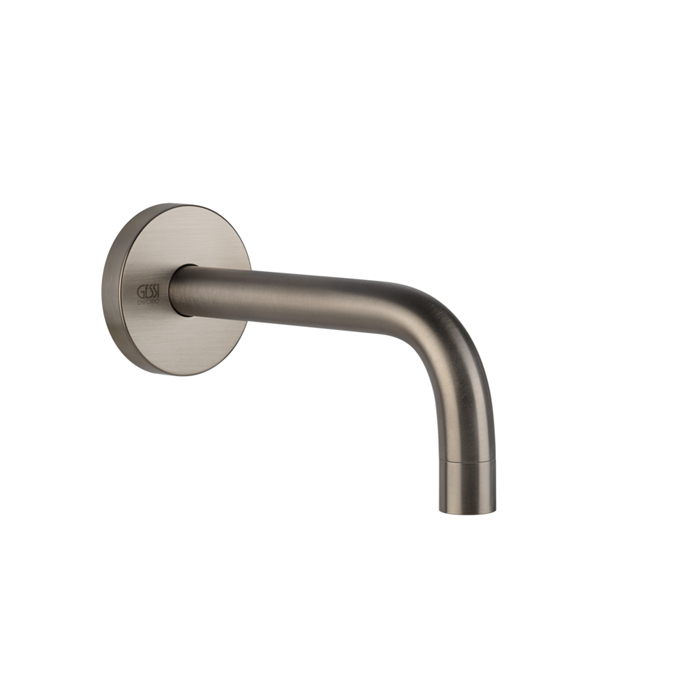 Комплектующие Настенный излив короткий, цвет Finox Brushed Nickel 