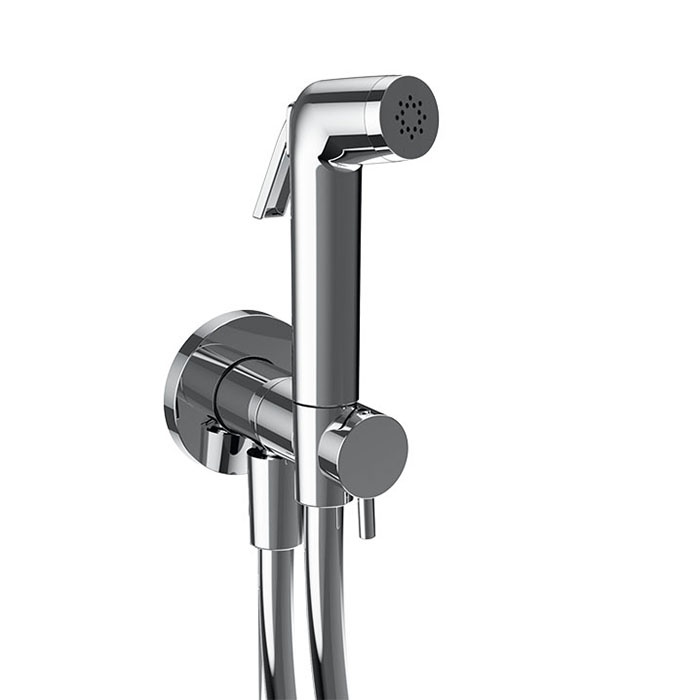 Смесители Гигиенический душ - комплект с запорным вентилем, хром 
