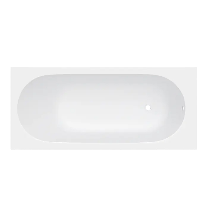 Ванны Ванна встраиваемая стандартный слив 1800x800x610, искусственный камень, цвет белый матовый 