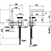 Смесители Смеситель для раковины хром 
