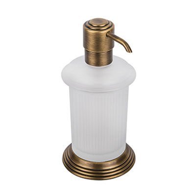 Дозатор для жидкого мыла, цвет античная бронза