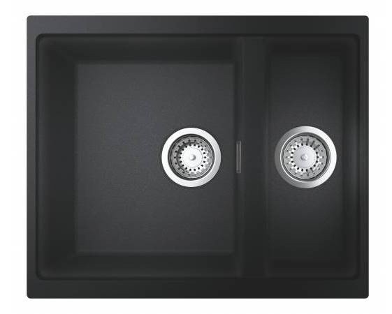 K500 31648AP0 Мойка для кухни 555*460 мм (чёрный гранит)