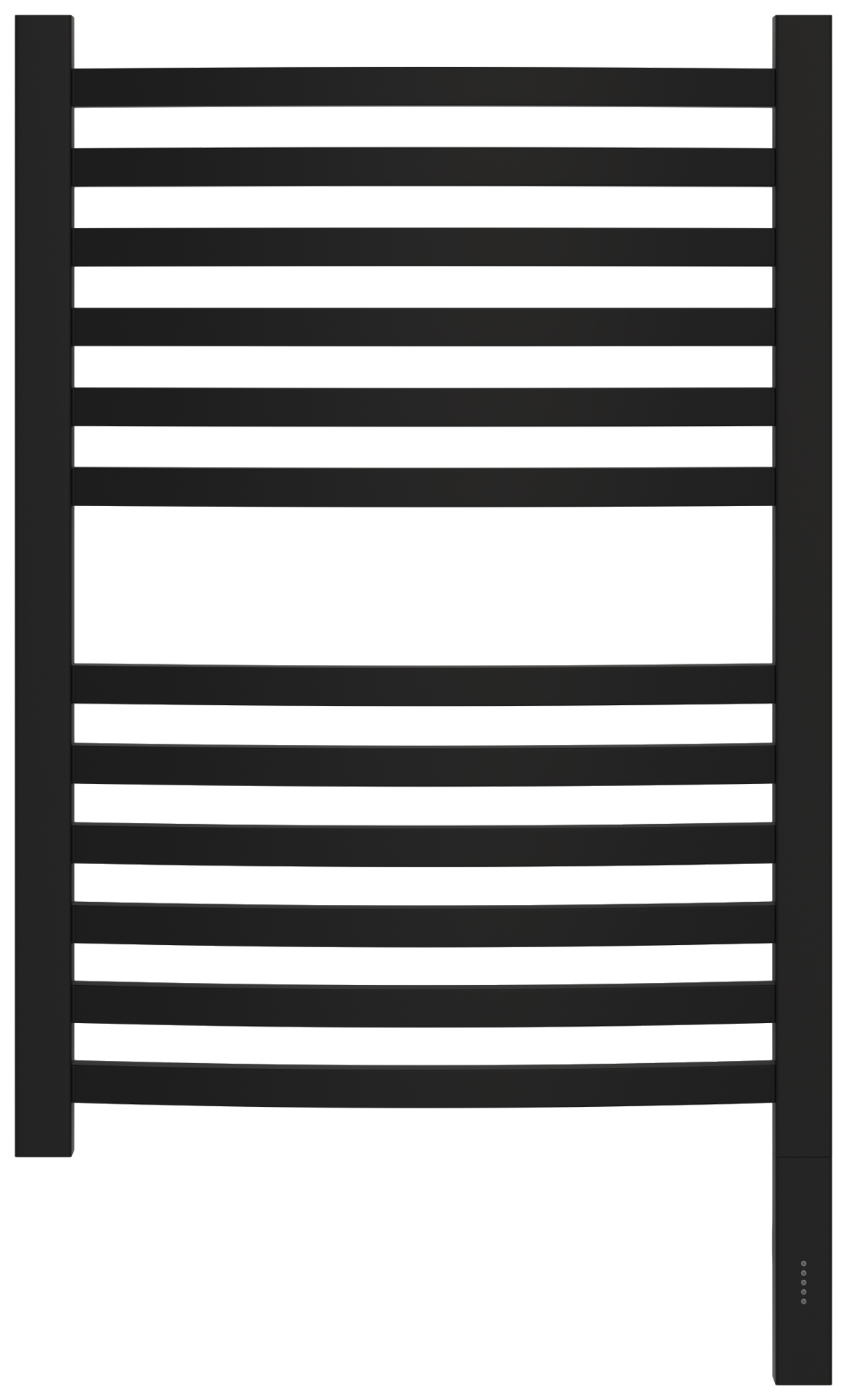 Полотенцесушители Полотенцесушитель электрический 600х400 МЭМ правый (Матовый чёрный) 