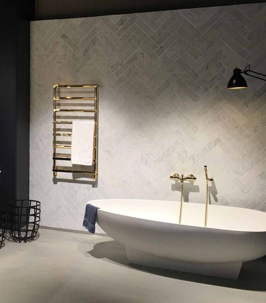 Полотенцесушители Полотенцесушитель водяной 740/530, цвет золото 