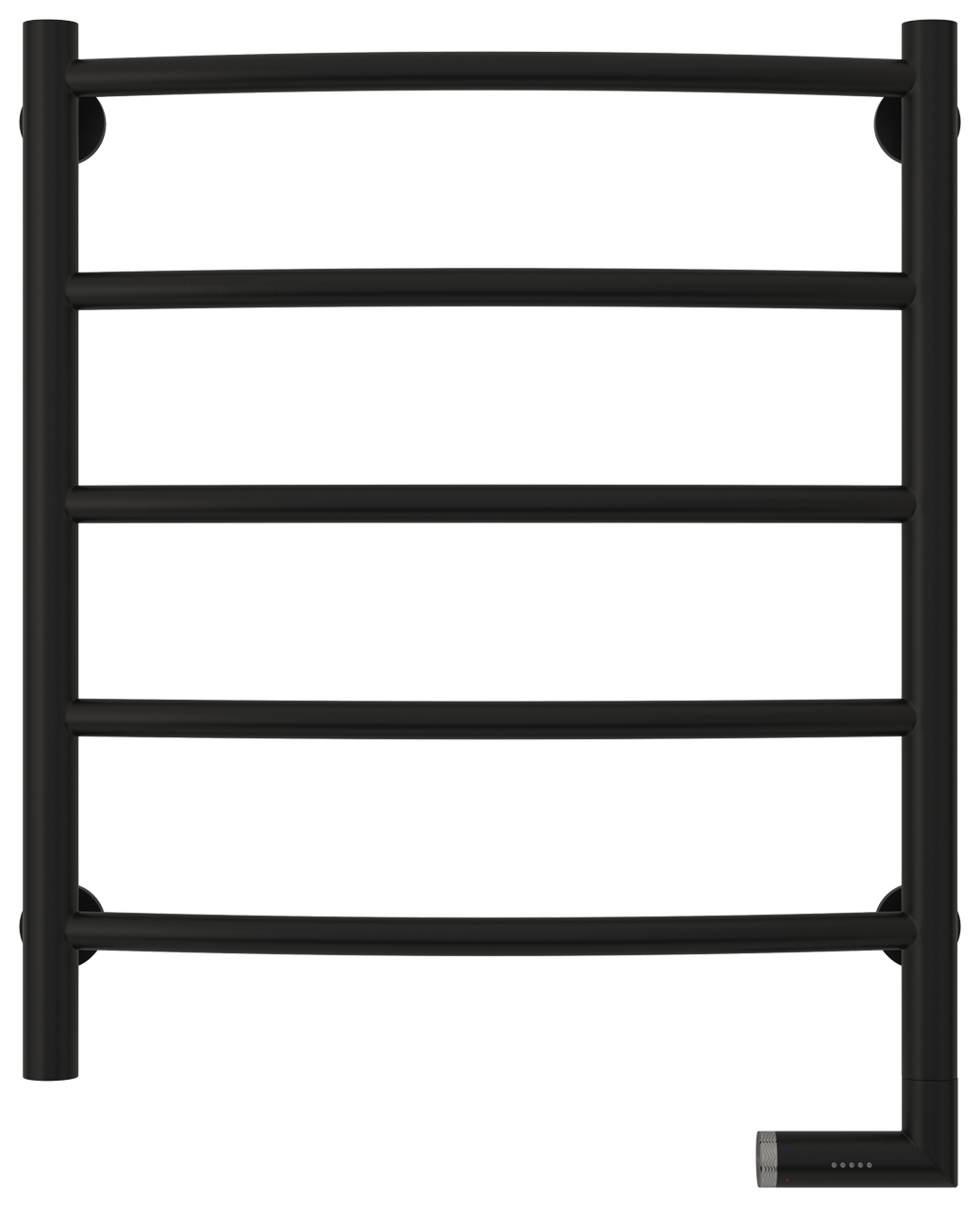 Полотенцесушители Полотенцесушитель электрический 600х500 / МЭМ правый (Матовый чёрный) 