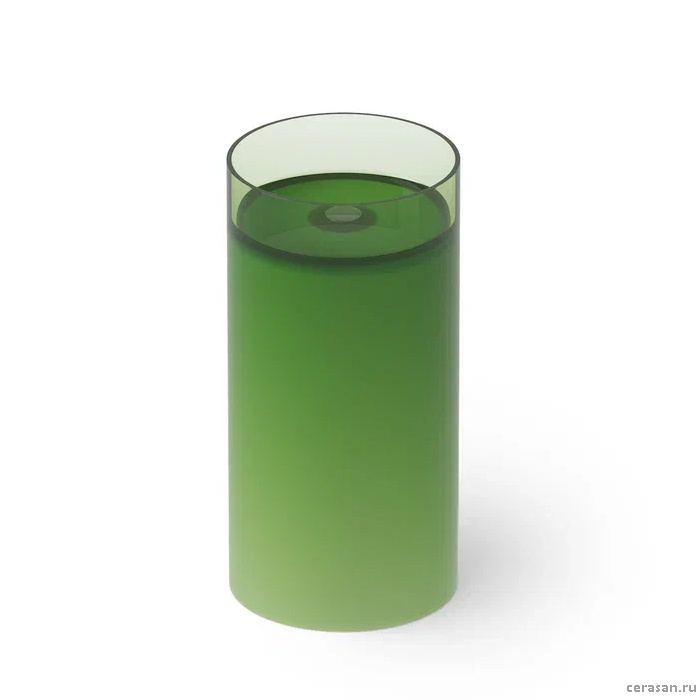 Раковины Раковина напольная 45x45xh90 см, материал: Glasstech прозрачная смола, цвет: Emerald R3 