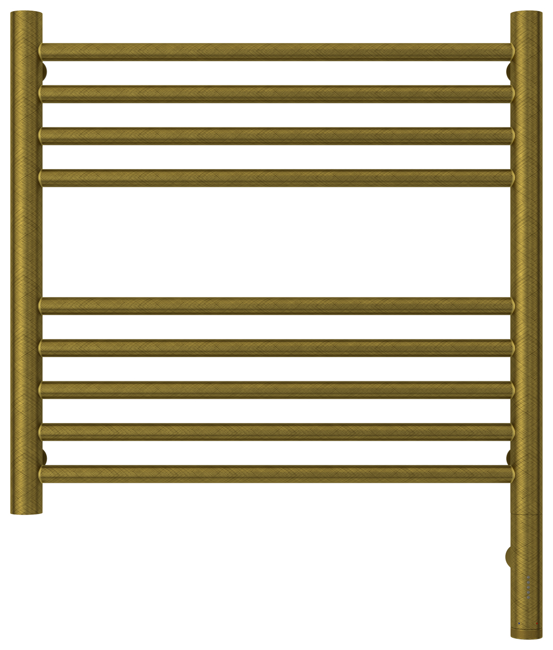 Полотенцесушители Полотенцесушитель электрический прямая 500х500 / МЭМ правый (Состаренная бронза) 