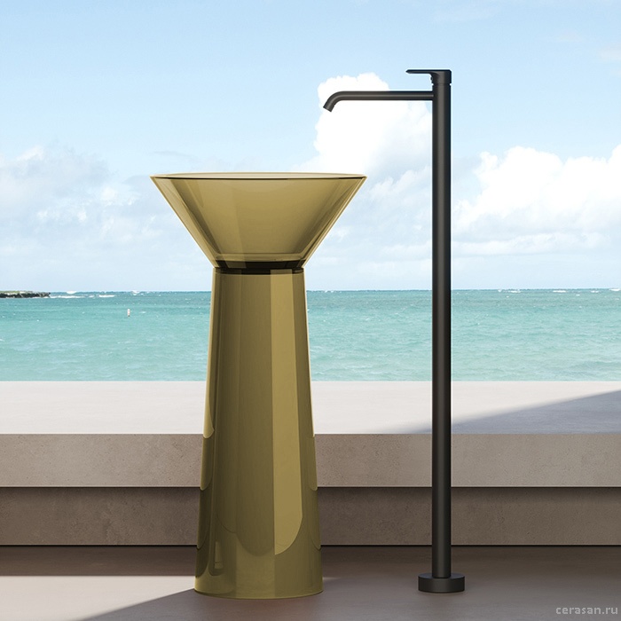 Раковины Раковина напольная d480хh900 мм, цвет classic green 