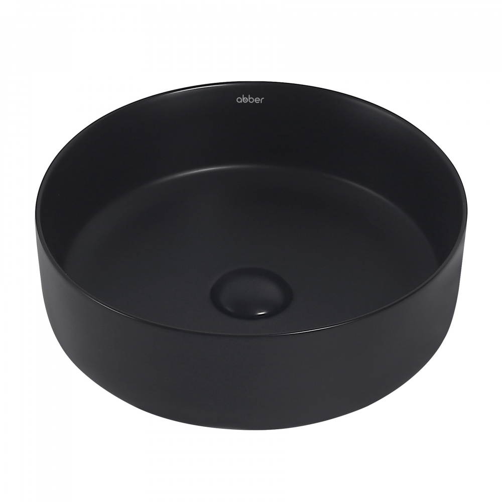 Раковины Раковина накладная 36х36 цвет черный матовый 