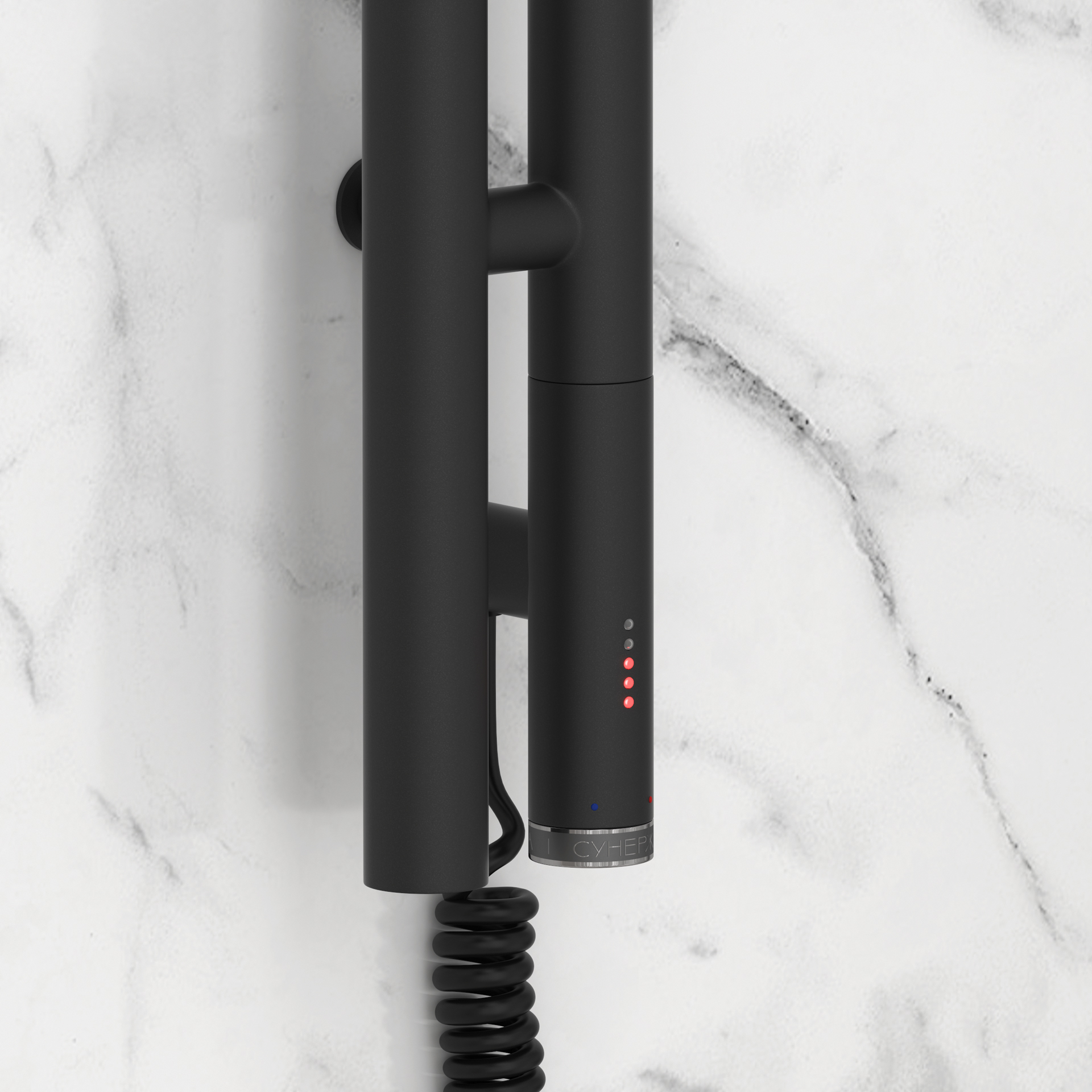 Полотенцесушители Полотенцесушитель электрический 1800 правый (Тёмный титан муар) 