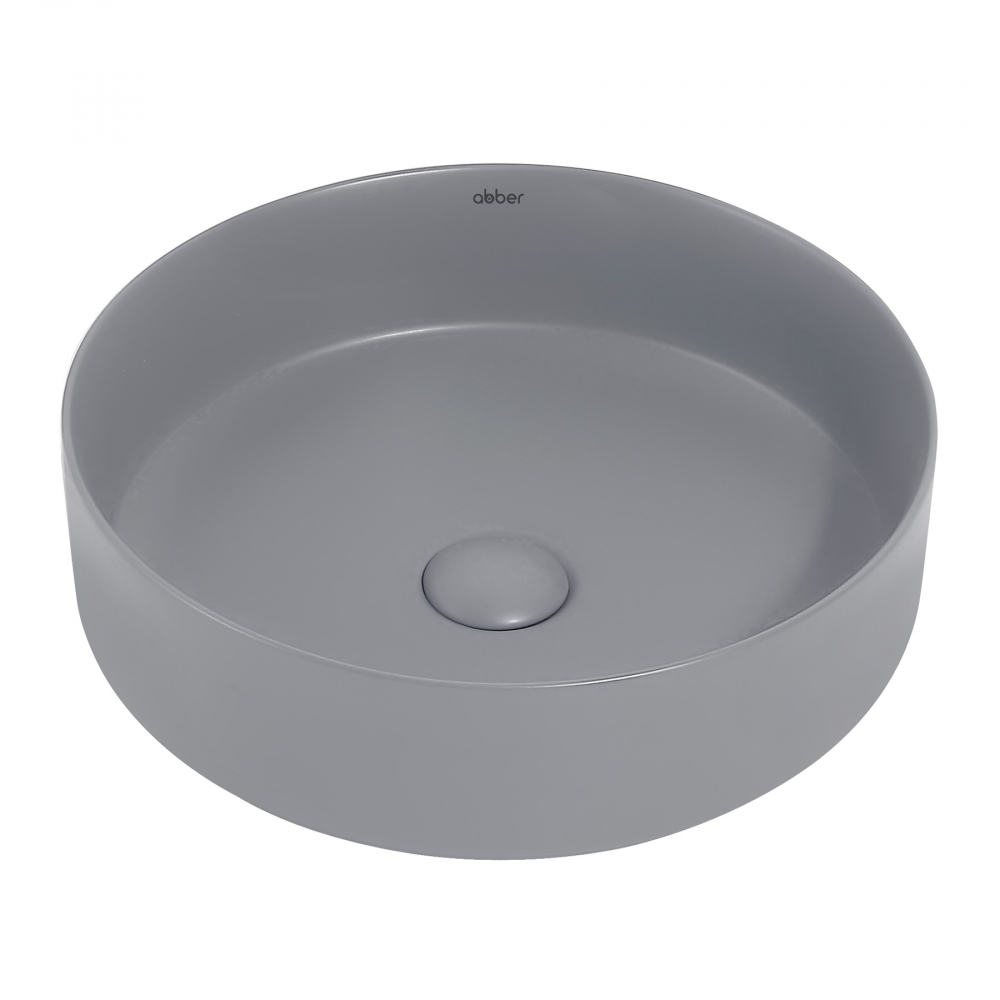 Раковины Раковина накладная 40х40 цвет серый 