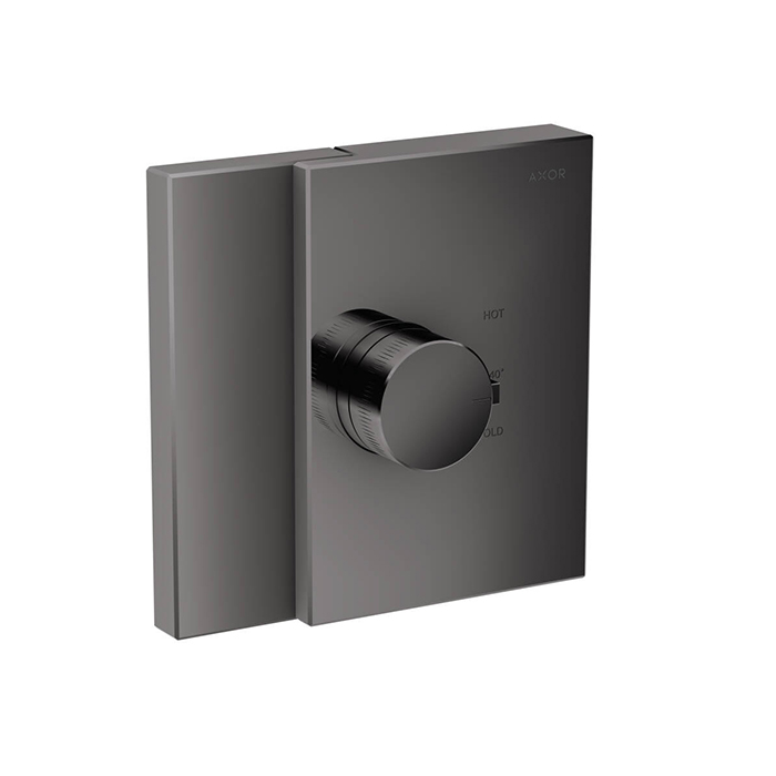 Смесители Смеситель для душа Highflow, встраиваемый, термостат, на 1 источник, цвет черный 