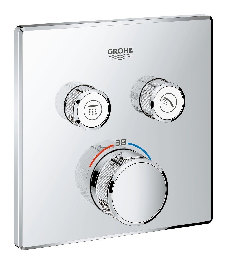 Смесители Grohtherm SmartControl 29124000 Встраиваемый термостат для душа (хром) 
