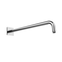 Комплектующие Держатель верхнего душа настенный L42 см с квадратным отражателем, цвет хром 