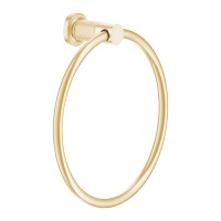 Аксессуары для ванной Держатель полотенца кольцевой, цвет золото 