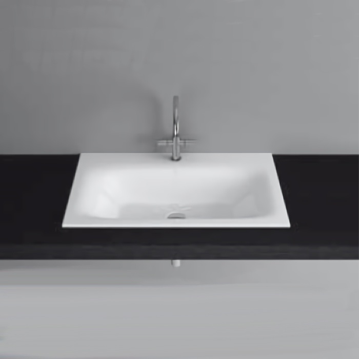 Раковины Раковина встраиваемая сверху 80x50 см, белая 