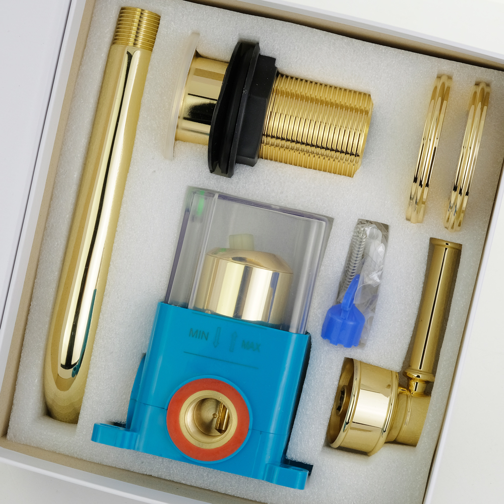 Смесители Смеситель для раковины, золото 