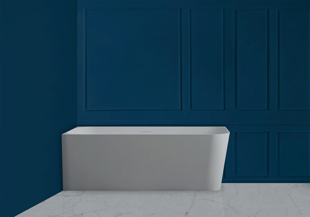 Ванны Ванна из искусственного камня белая матовая 170x75 