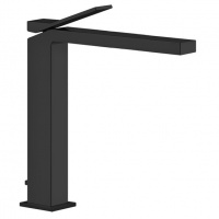 Смесители Высокий смеситель для раковины чёрный матовый 