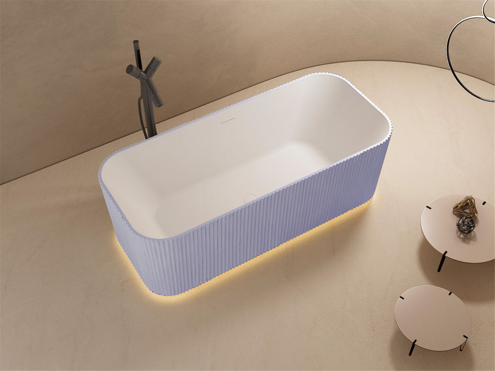 Ванны Ванна из искусственного камня фиолетовая 170x75 