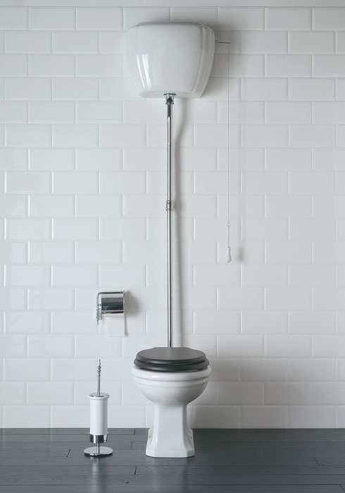 Комплектующие Труба для высокого бачка, хром 