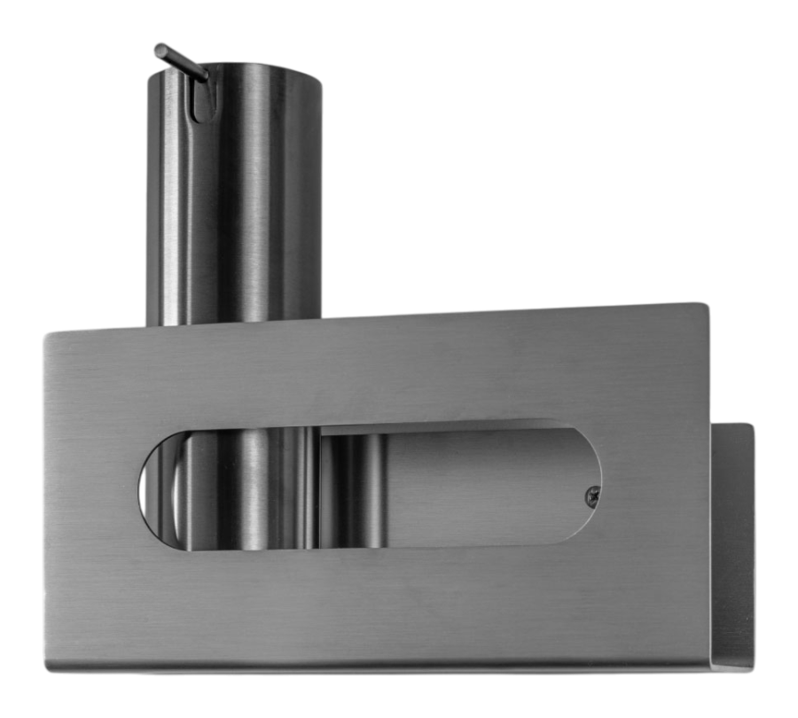 Дозатор для жидкого мыла Stem, настольный, h-200 мм, сталь, цвет сатинированная нержавеющая сталь