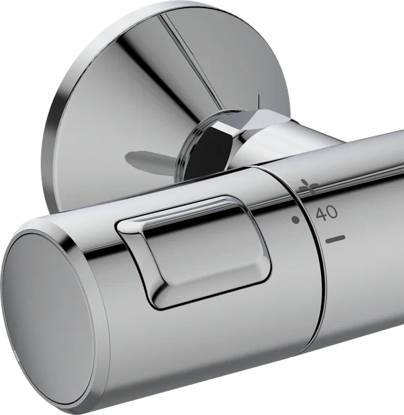 Душевая программа Душевая стойка, термостат, верхний душ 30см, руч.душ 13см, шланг 175см, цвет хром 