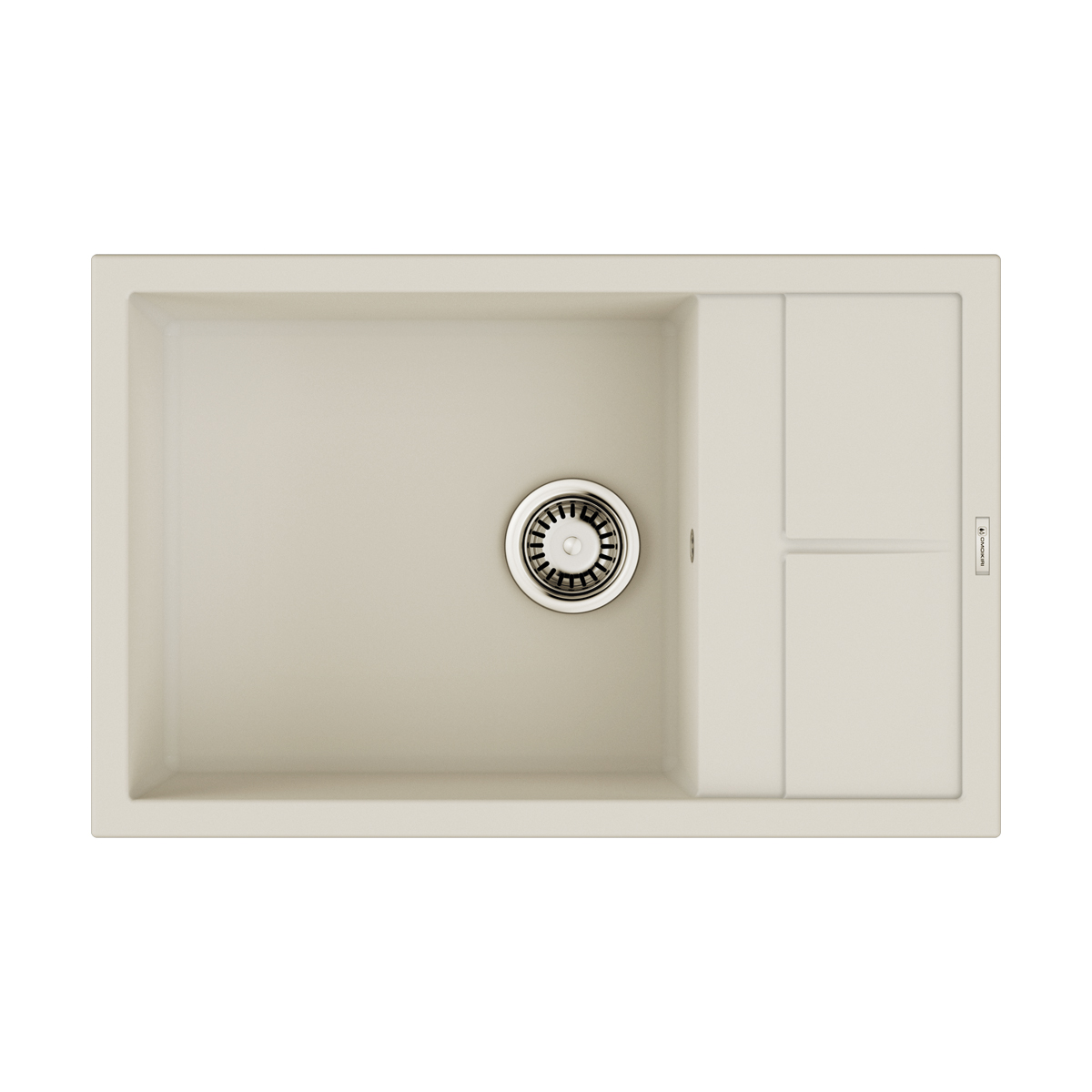 Кухонные мойки Кухонная мойка 780x500x200 Sumi 78A-LB-WH Artceramic/белый 