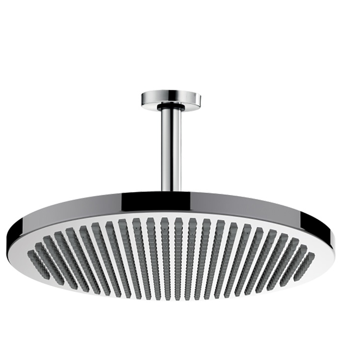 Душевая программа Верхний душ D280 мм, в комплекте с потолочным кронштейном 200 мм, хром 