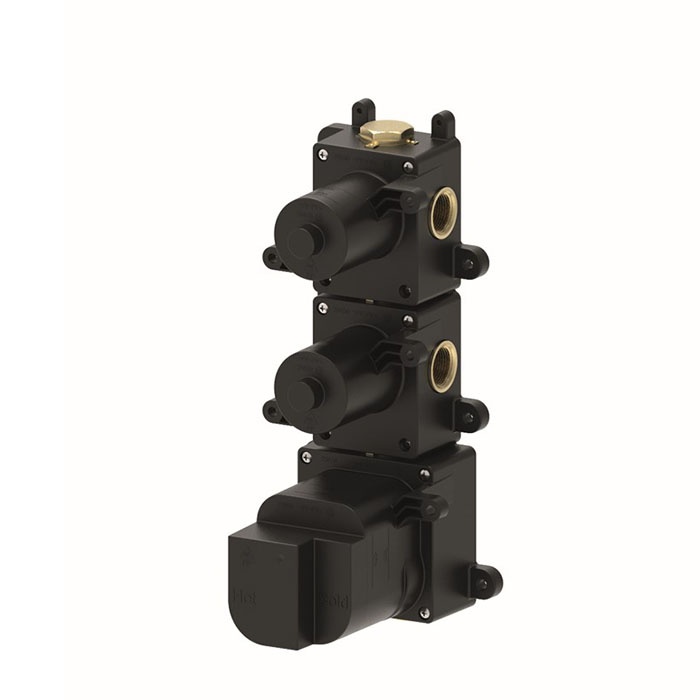 Смесители Встраиваемая часть термостатического смесителя с переключением на три положения 