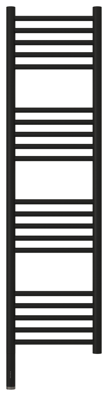 Полотенцесушители Полотенцесушитель электрический прямая 1200х300 / МЭМ левый (Матовый чёрный) 