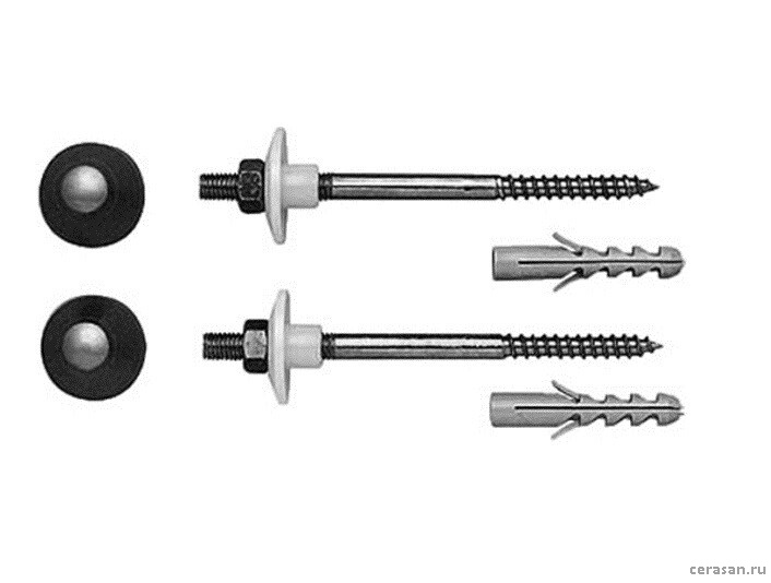 Крепление для подвесных биде и унитазов, цвет белый