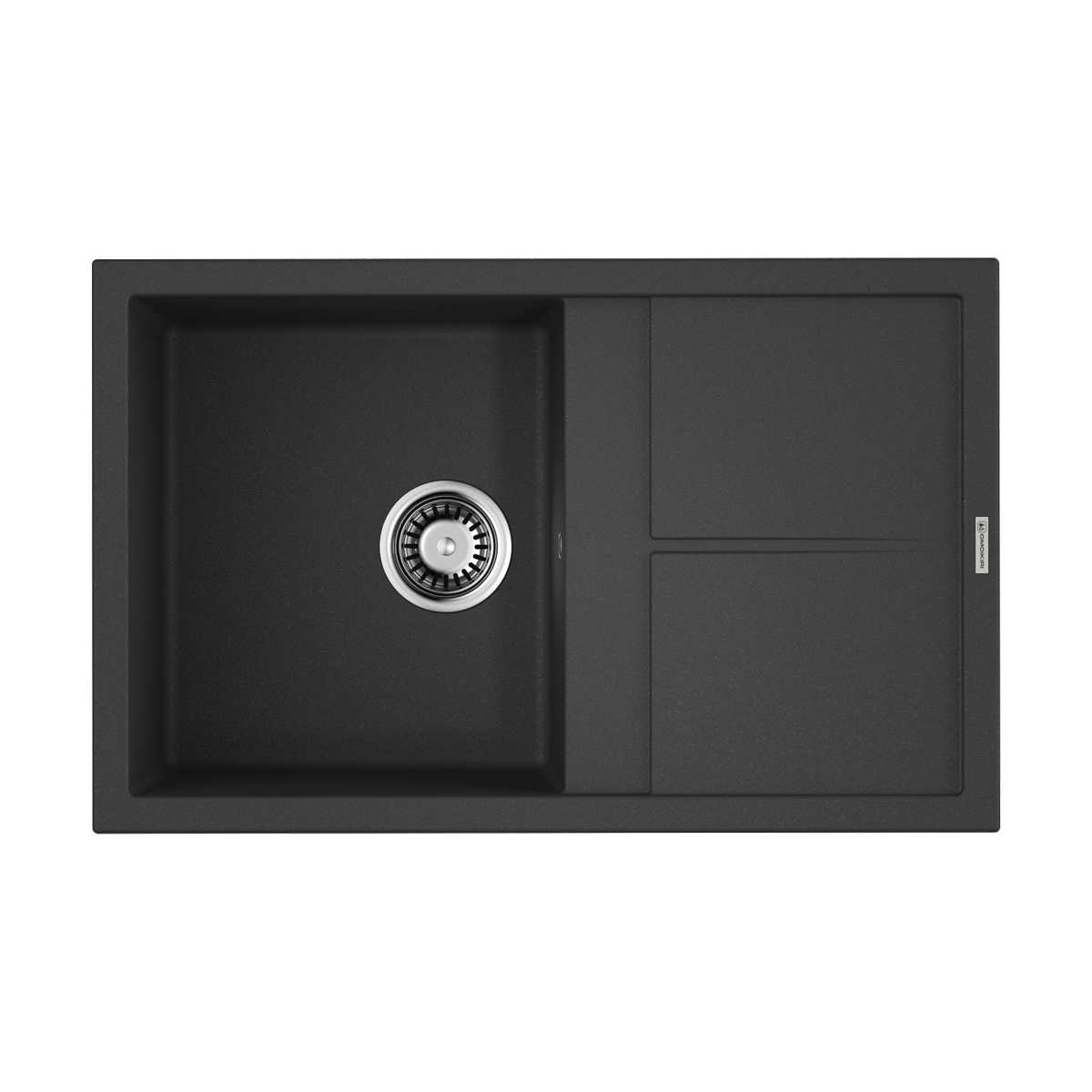 Кухонные мойки Кухонная мойка 790x500x200 Sumi 79-BL Tetogranit/черный 