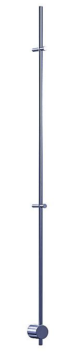 Полотенцесушители Полотенцесушитель электрический 70х1700х60, с кнопкой вкл/выкл, цвет полированная нержавеющая сталь 