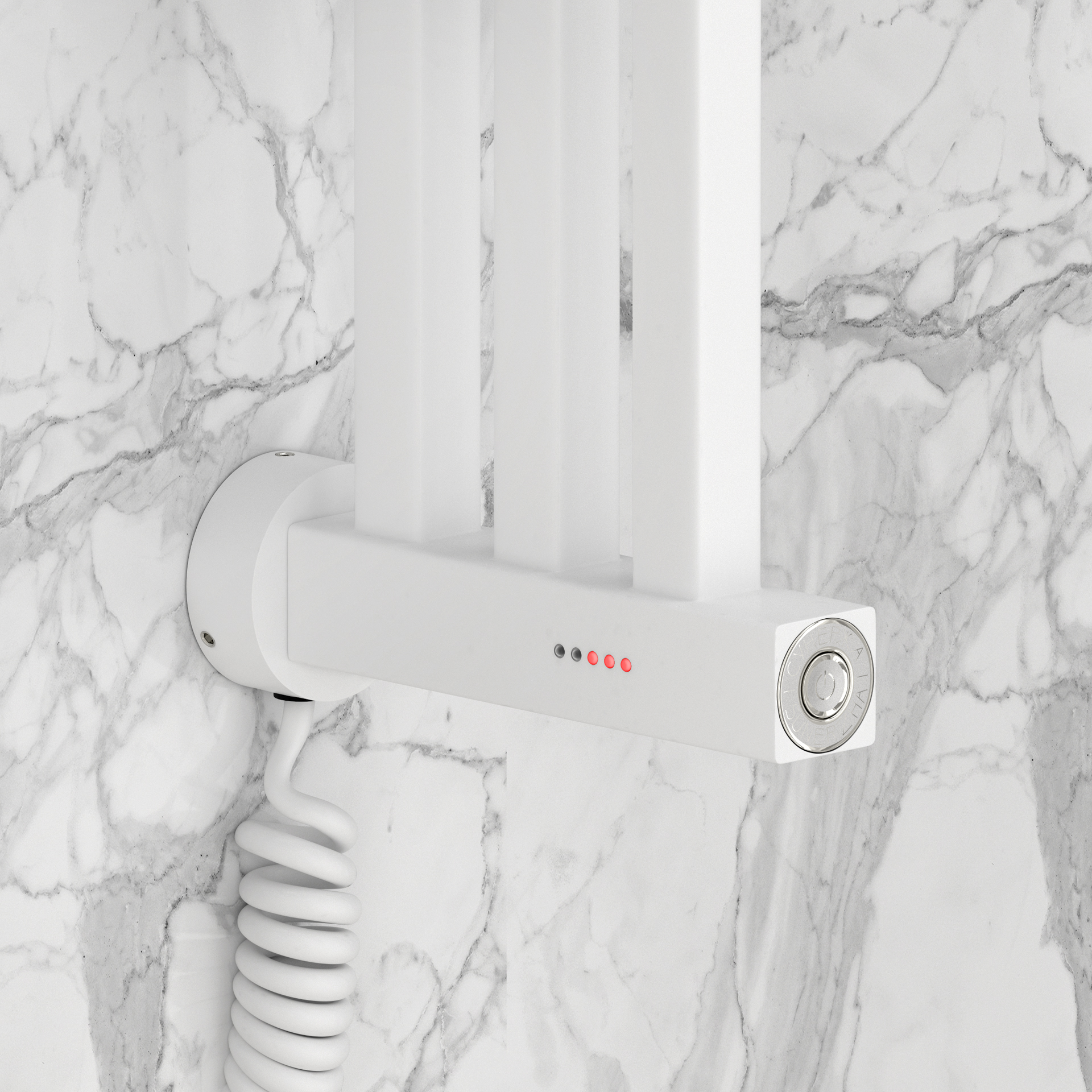 Полотенцесушители Полотенцесушитель электрический 600х166 (Матовый белый) 