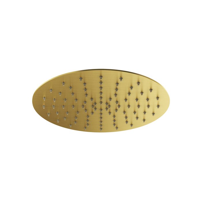 Душевая программа Верхний душ d250 из нержавеющей стали, встроенный клапан безопасности, поворотное крепление, антикальций, 2мм, брашированное золото 