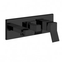 Смесители Смеситель для ванны внешняя часть чёрный матовый 