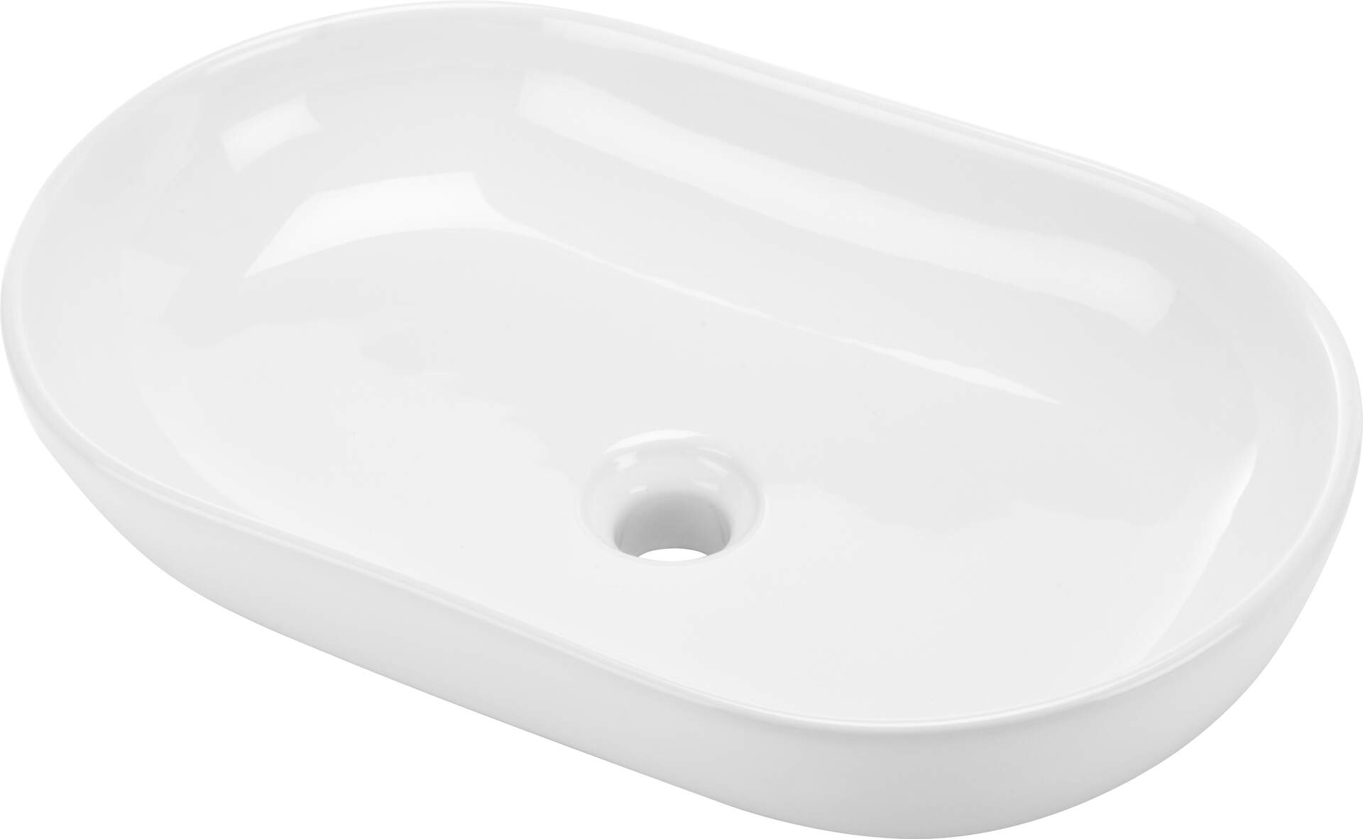 Раковины Раковина накладная 55*35 (бел) 